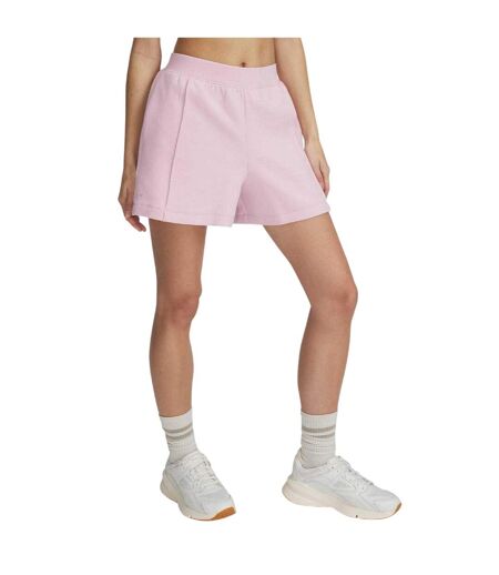 Womens/ladies Fleece Shorts Pink Under Armour