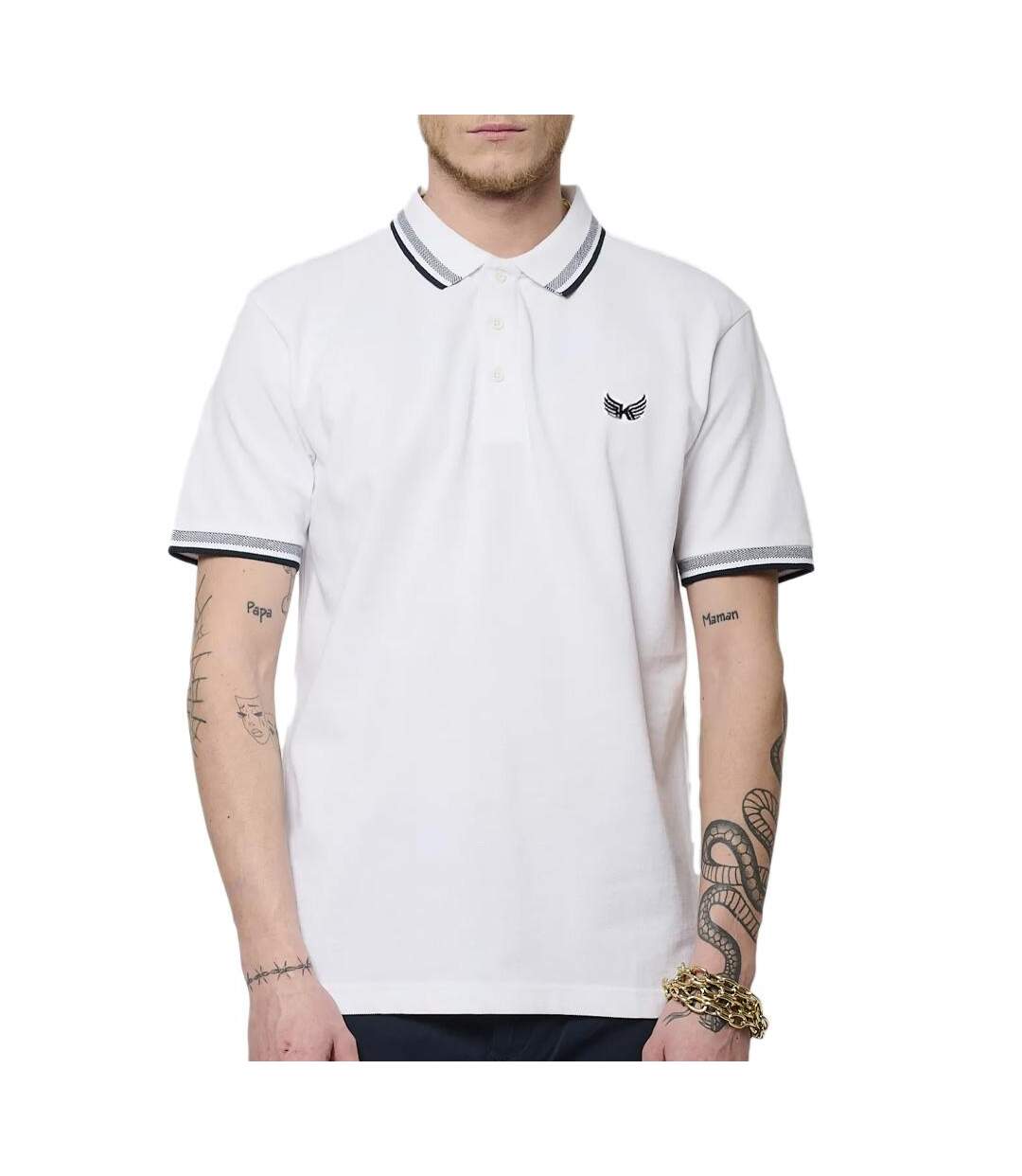 Polo blanc homme kaporal marod-1