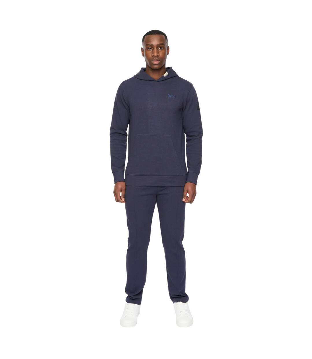 Mens hannings jogging bottoms dark navy Duck and Cover-4