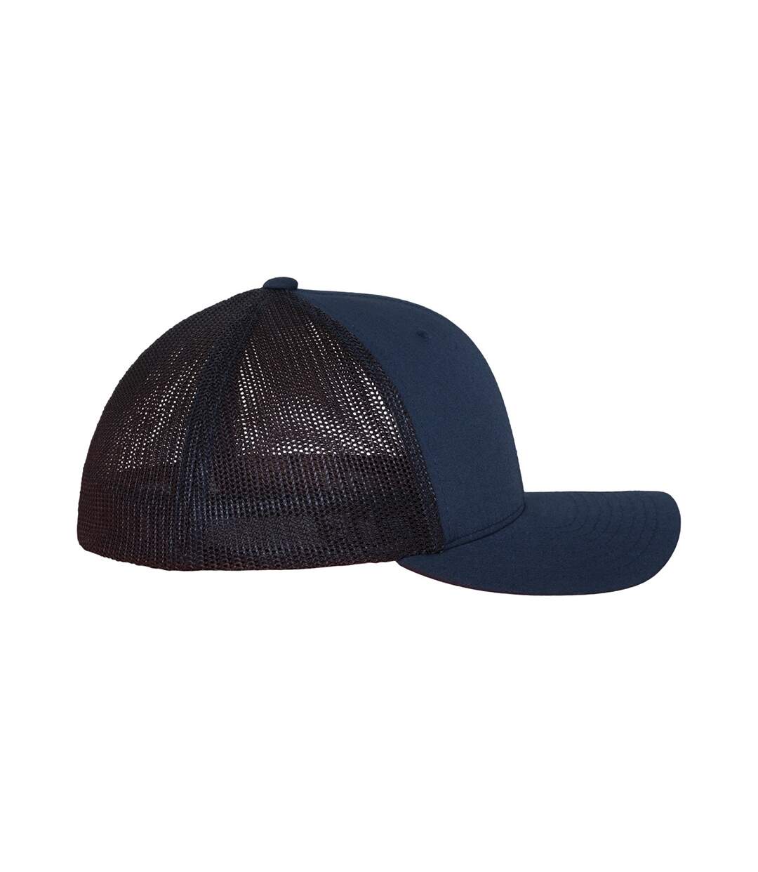 Casquette trucker gris foncé Flexfit-4