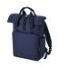 Bagbase Roll Top Recycled Twin Handle Laptop Backpack (Navy Dusk) (One Size) - UTPC4949