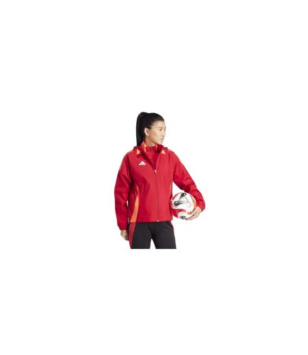 Anorak Tiro Femme Rouge Adidas