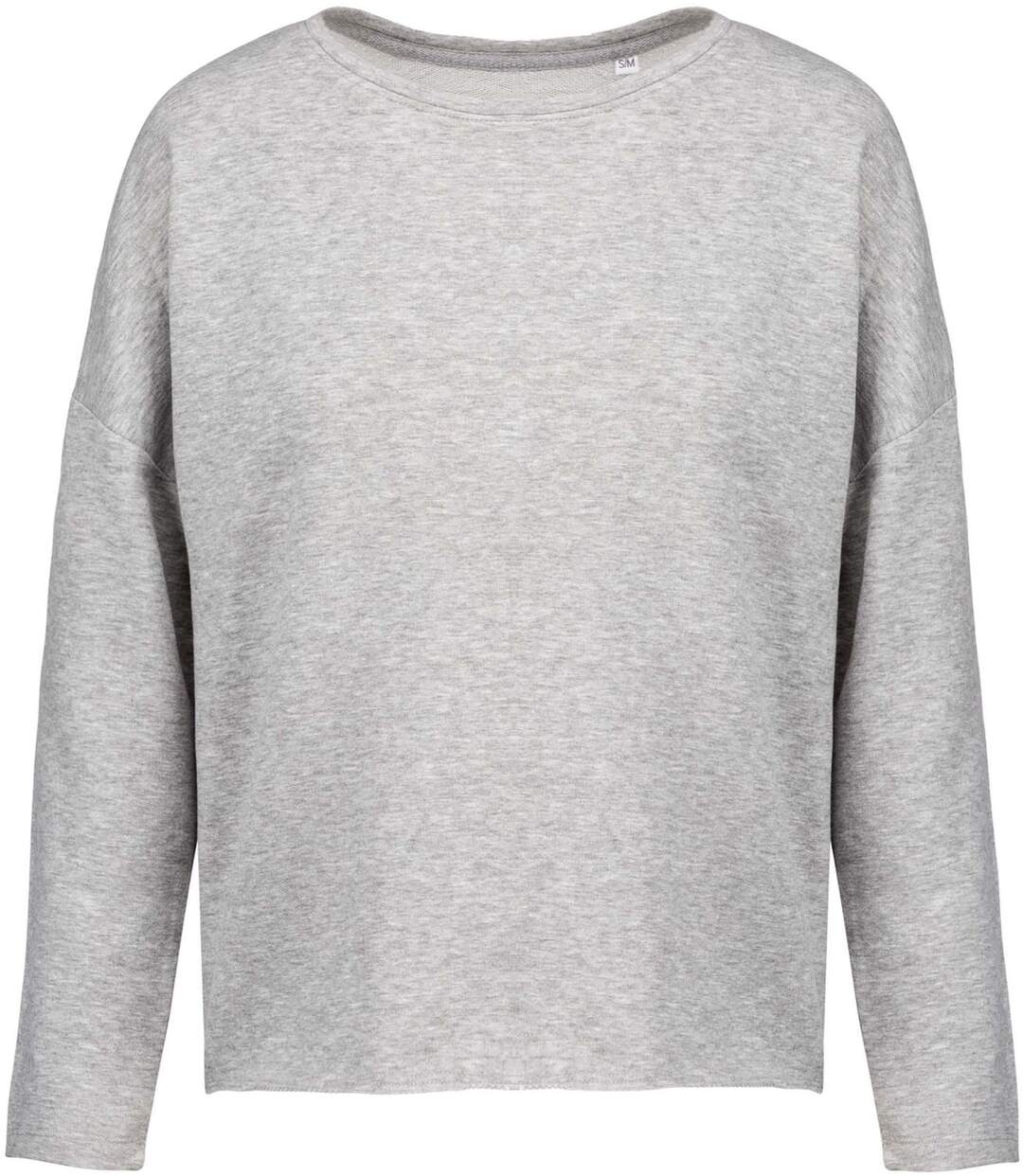 Sweat shirt femme Loose - K471 - gris