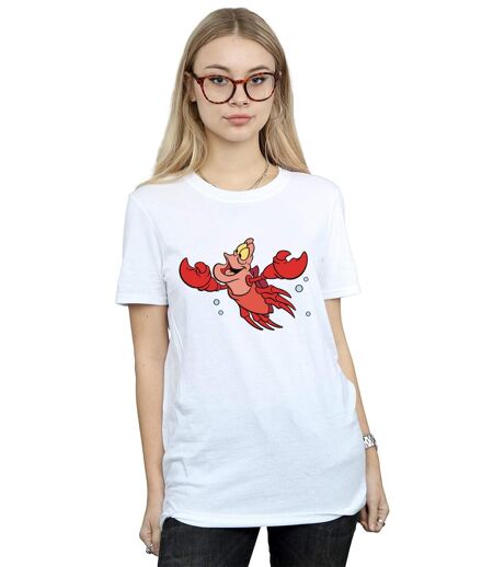 Disney - T-shirt THE LITTLE MERMAID SEBASTIAN BUBBLES - Femme (Blanc) - UTBI17737