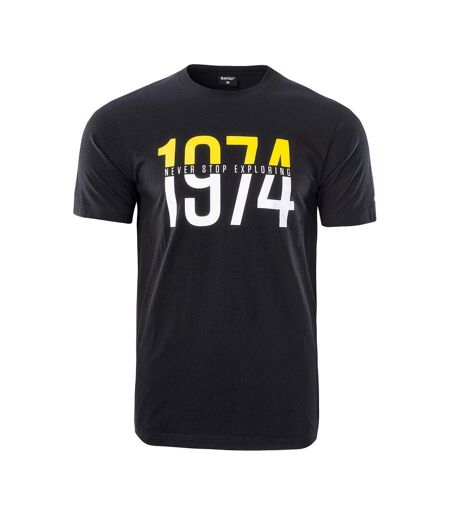 T-shirt Manches Courtes Rolic Homme Noir Hi-Tec