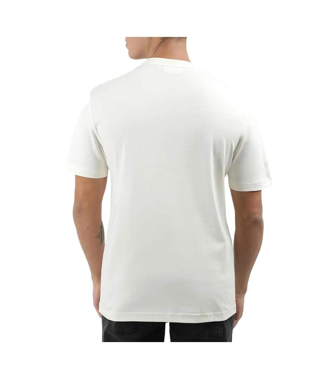 T-shirt Blanc Homme Calvin Klein Jeans Micro - L-2