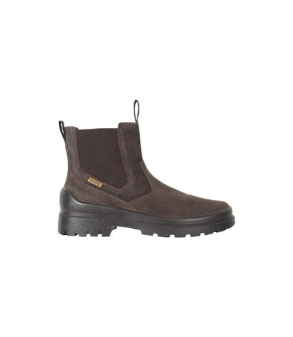 Bottines chelsea salcombe homme marron foncé Hinter + Hobart