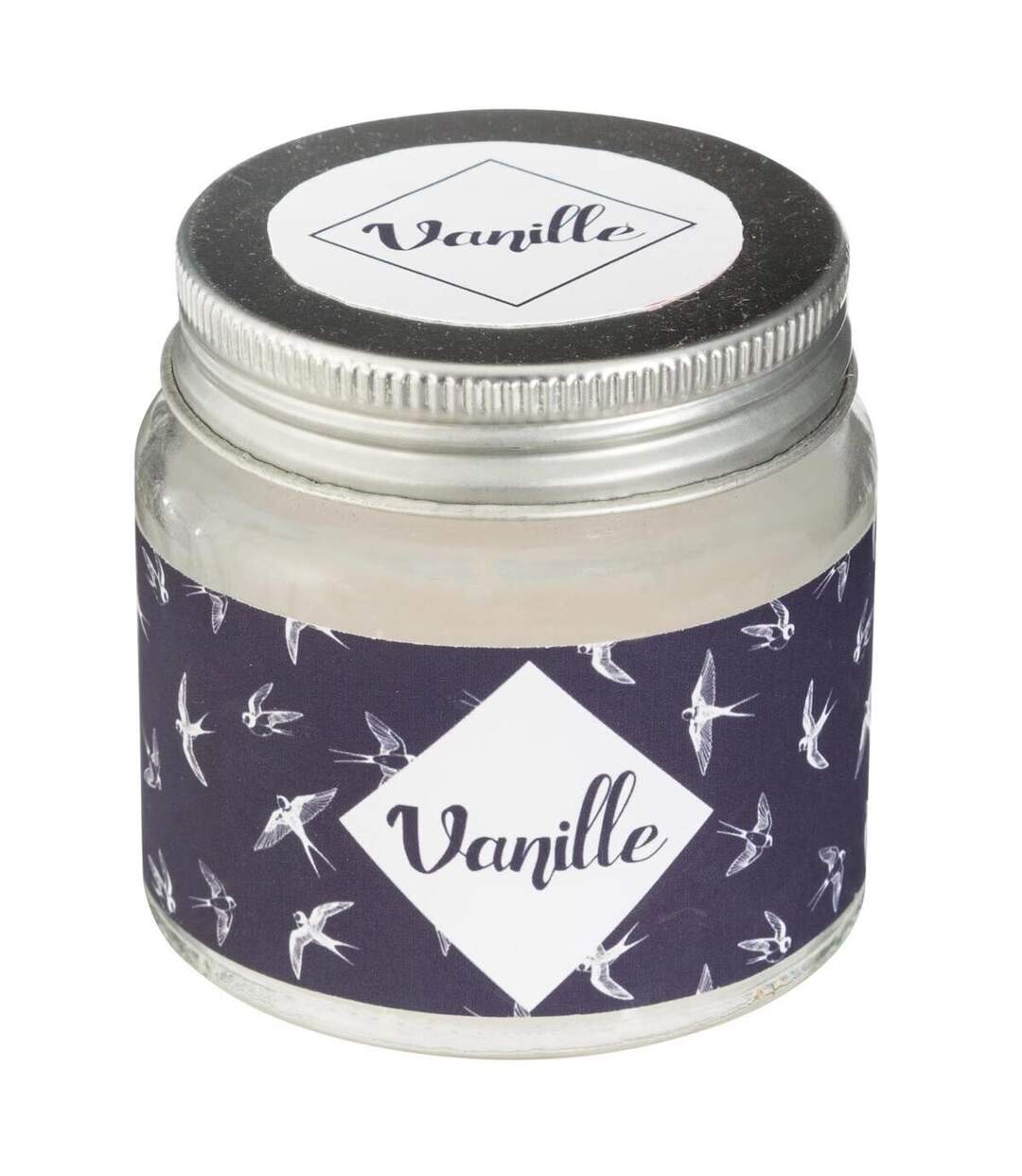 Bougie Parfumée en Verre Bocal 65g Vanille-1
