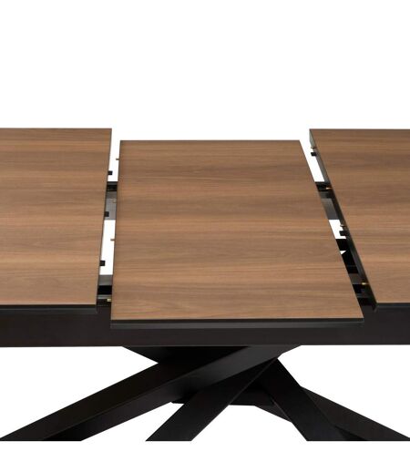Table à manger extensible pour 6 personnes SANDRI - Marron