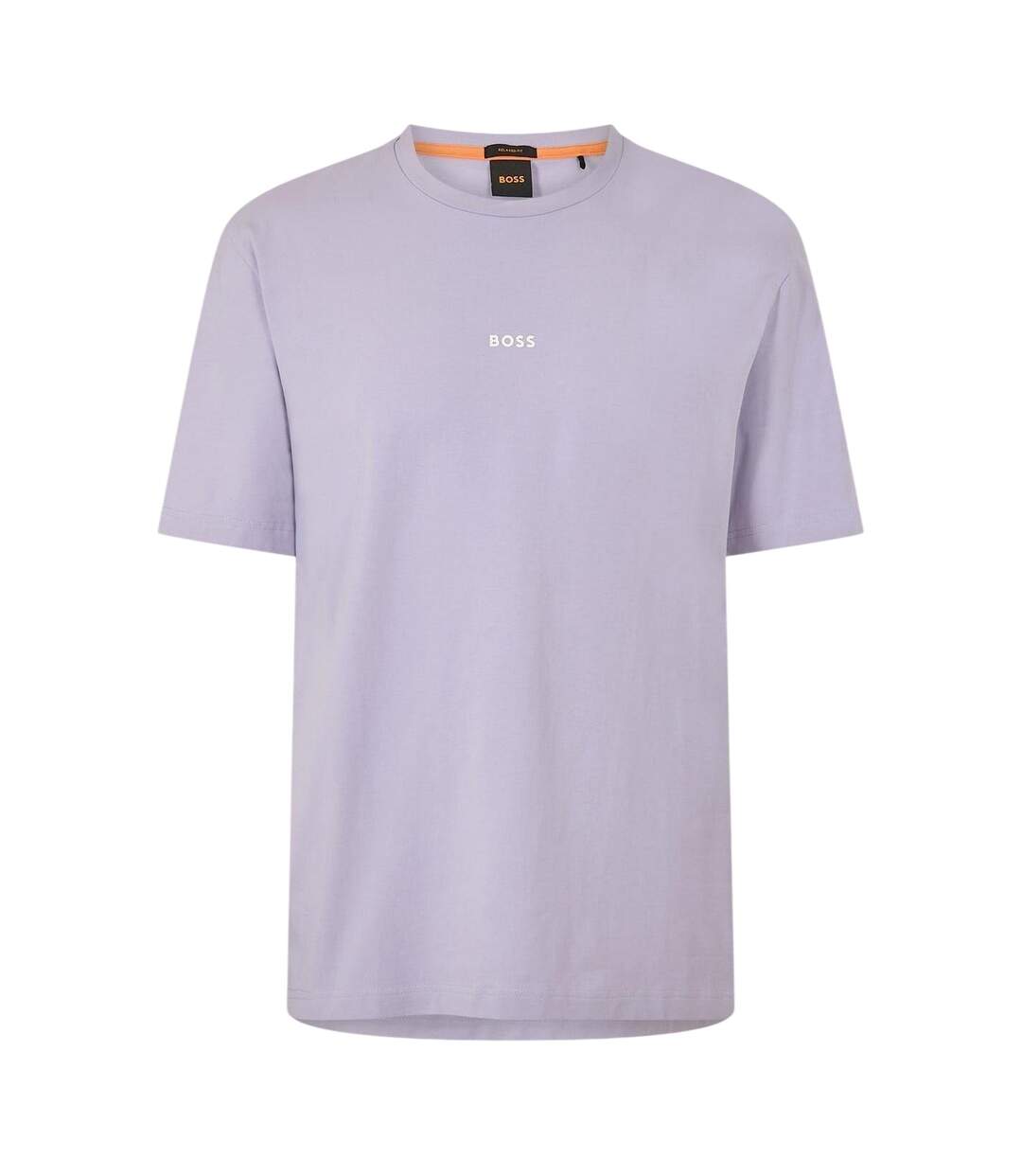 Mens Tchup Logo Oversized T-shirt Purple Boss-2