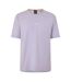 Mens Tchup Logo Oversized T-shirt Purple Boss-2