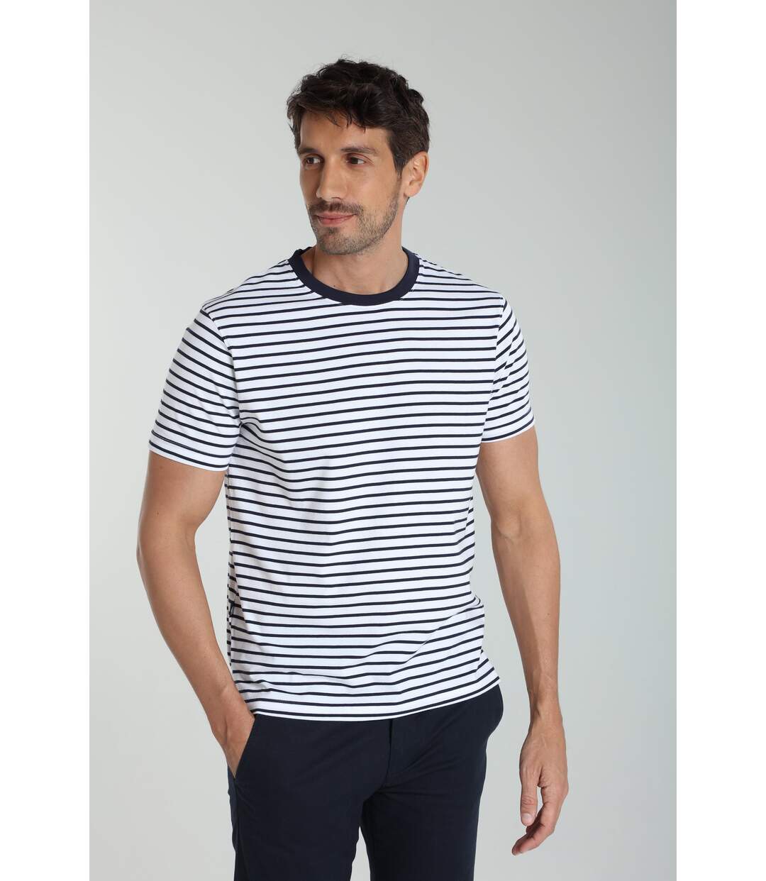T-shirt manches courtes coton STRIPES-1