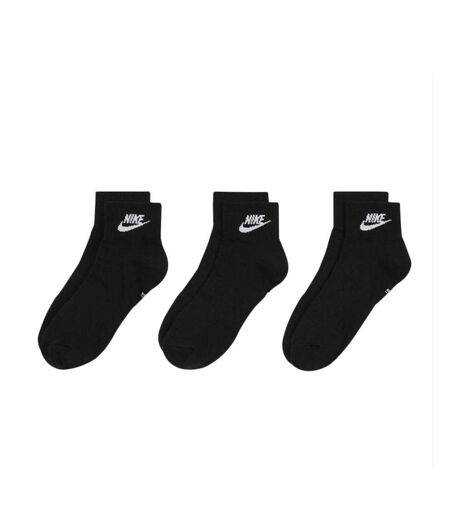 X3 Paires de Chaussettes Noir Nike Everyday Essential - 46/50