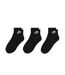 X3 Paires de Chaussettes Noir Nike Everyday Essential - 46/50