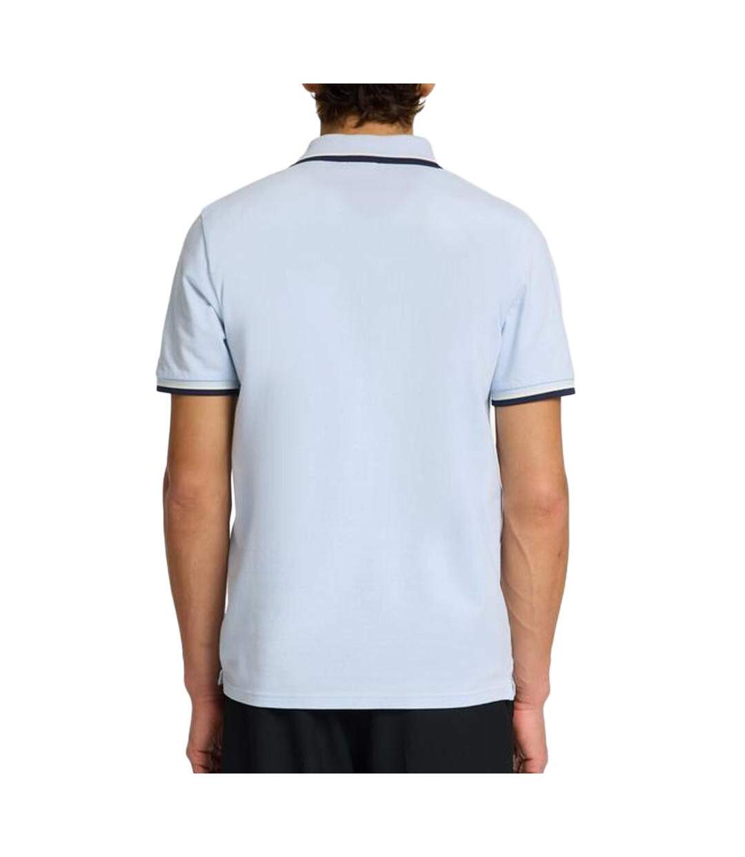 Polo slim bleu homme selected atlas sport-2