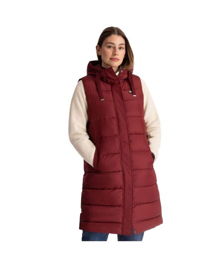 Doudoune Sans Manches Leona Femme Pourpre Trespass