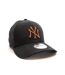 Casquette Noire Homme New Era Metallic Logo 9forty - OSFM