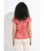 T-shirt col rond manches courtes imprimé-2