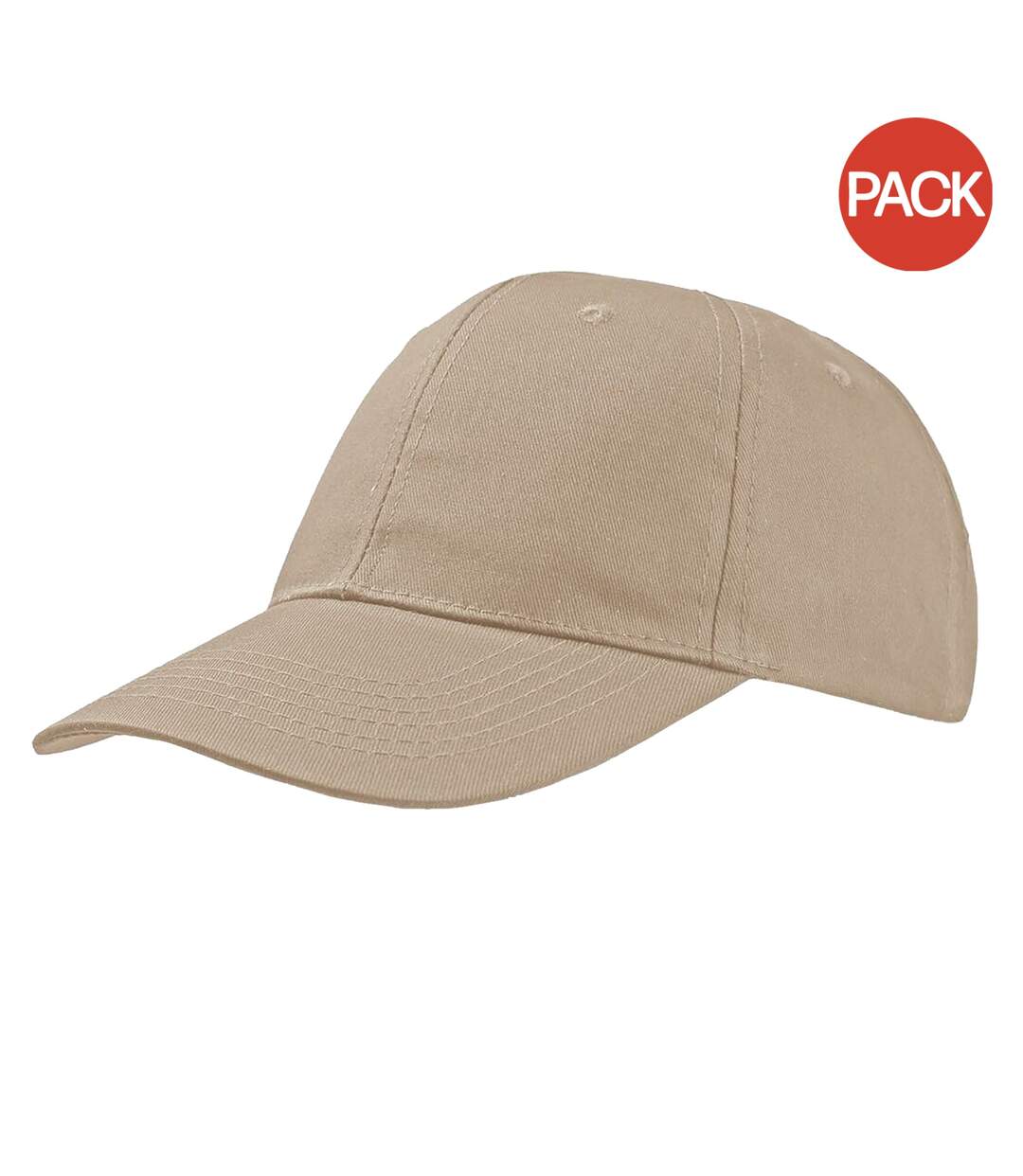 Lot de 2  casquettes start adulte beige Atlantis-1