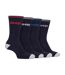 Men's Cushioned Crew Socks - 4 Pack Sport Running Socks-1