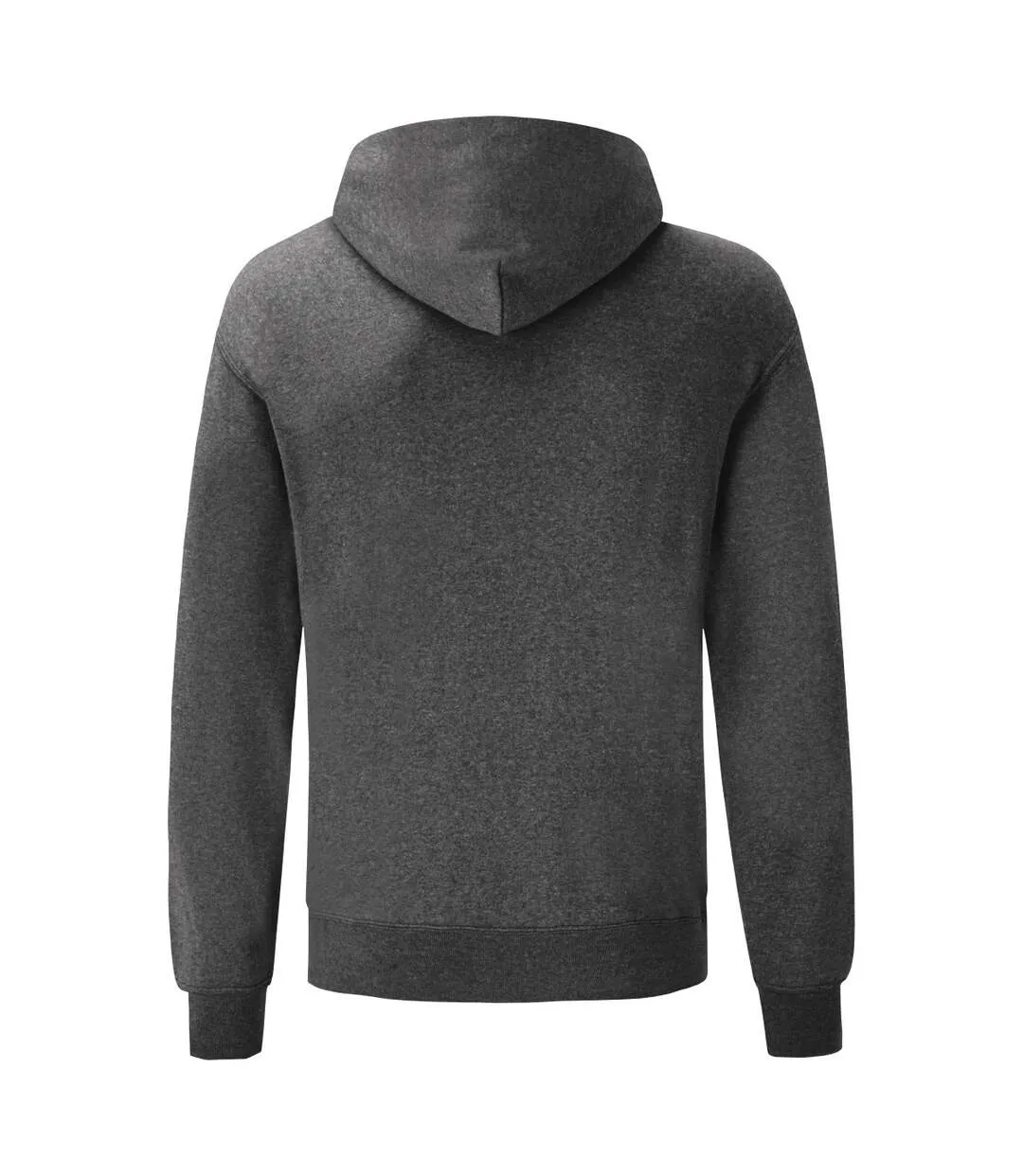 Veste À Capuche Classic Homme Gris Foncé Chiné Fruit Of The Loom-2