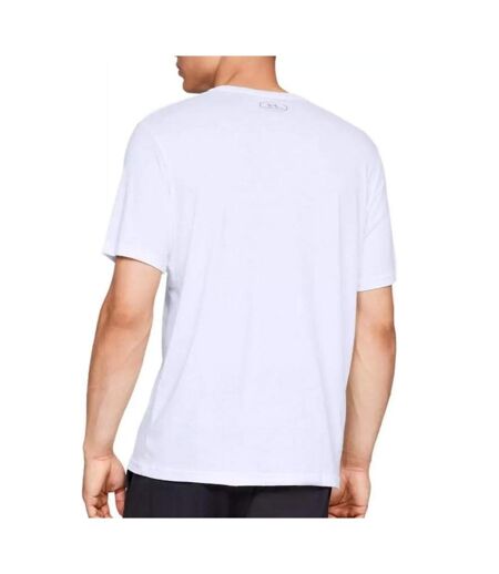 T-shirt blanc homme under armour team issue - l
