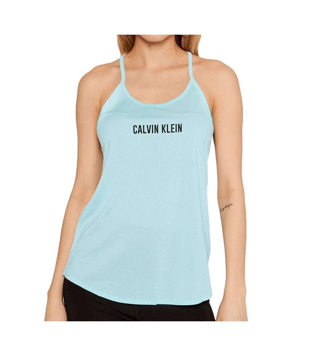 Débardeur Turquoise Femme Calvin Klein Tank - S-1