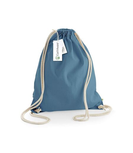 Westford Mill EarthAware Organic Gymsac (Airforce Blue) (One Size) - UTPC3229