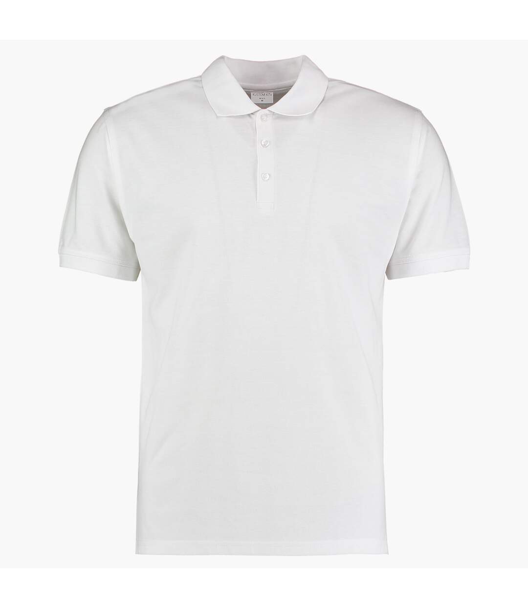 Polo à manches courtes homme blanc Kustom Kit