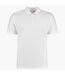 Kustom Kit Mens Slim Fit Short Sleeve Polo Shirt (White)