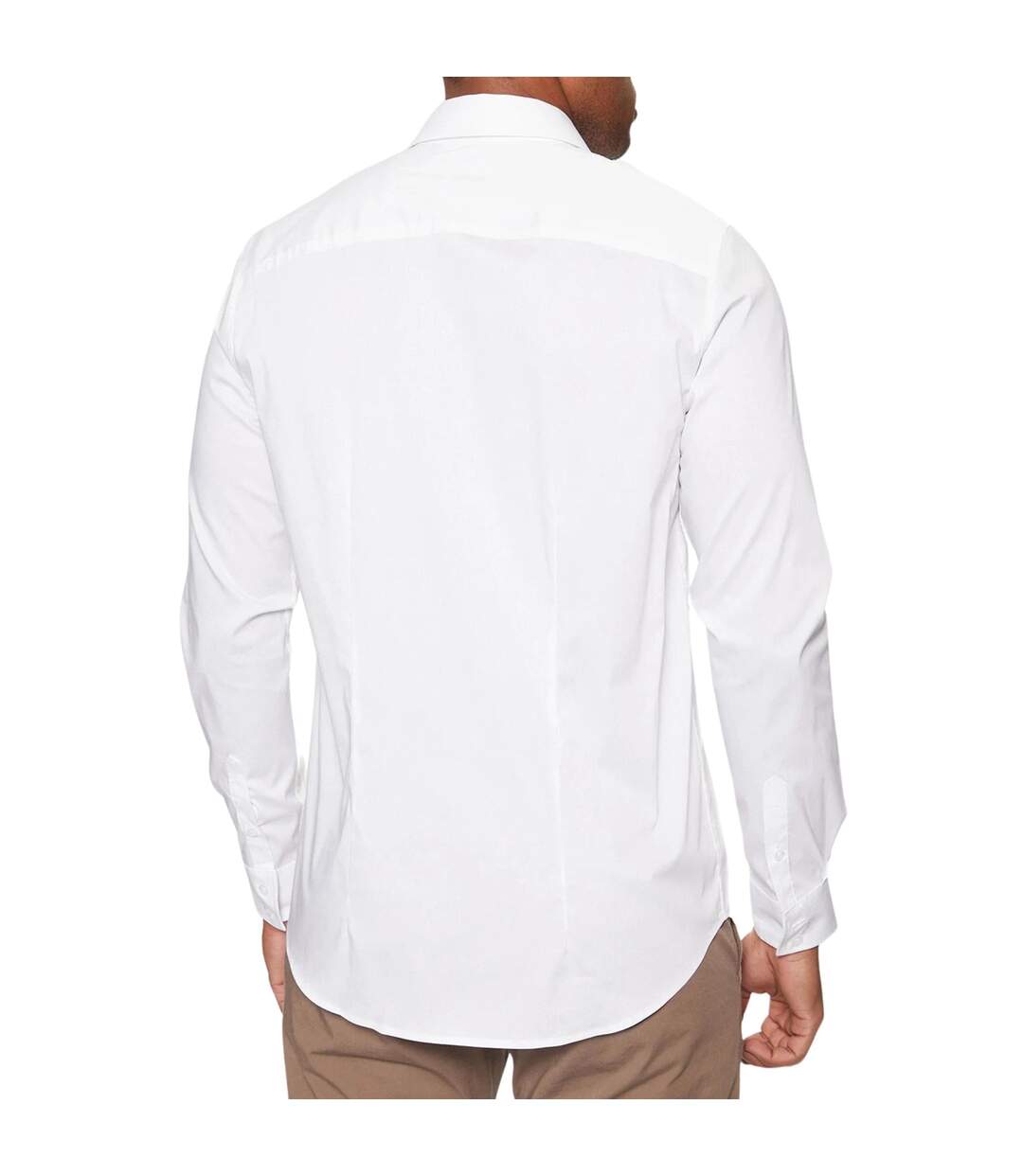 Chemise Motif/style Uni Homme Blanc Guess-2