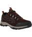 Baskets De Marche Vendeavour Homme Marron Foncé Orange Flamboyant Regatta-1
