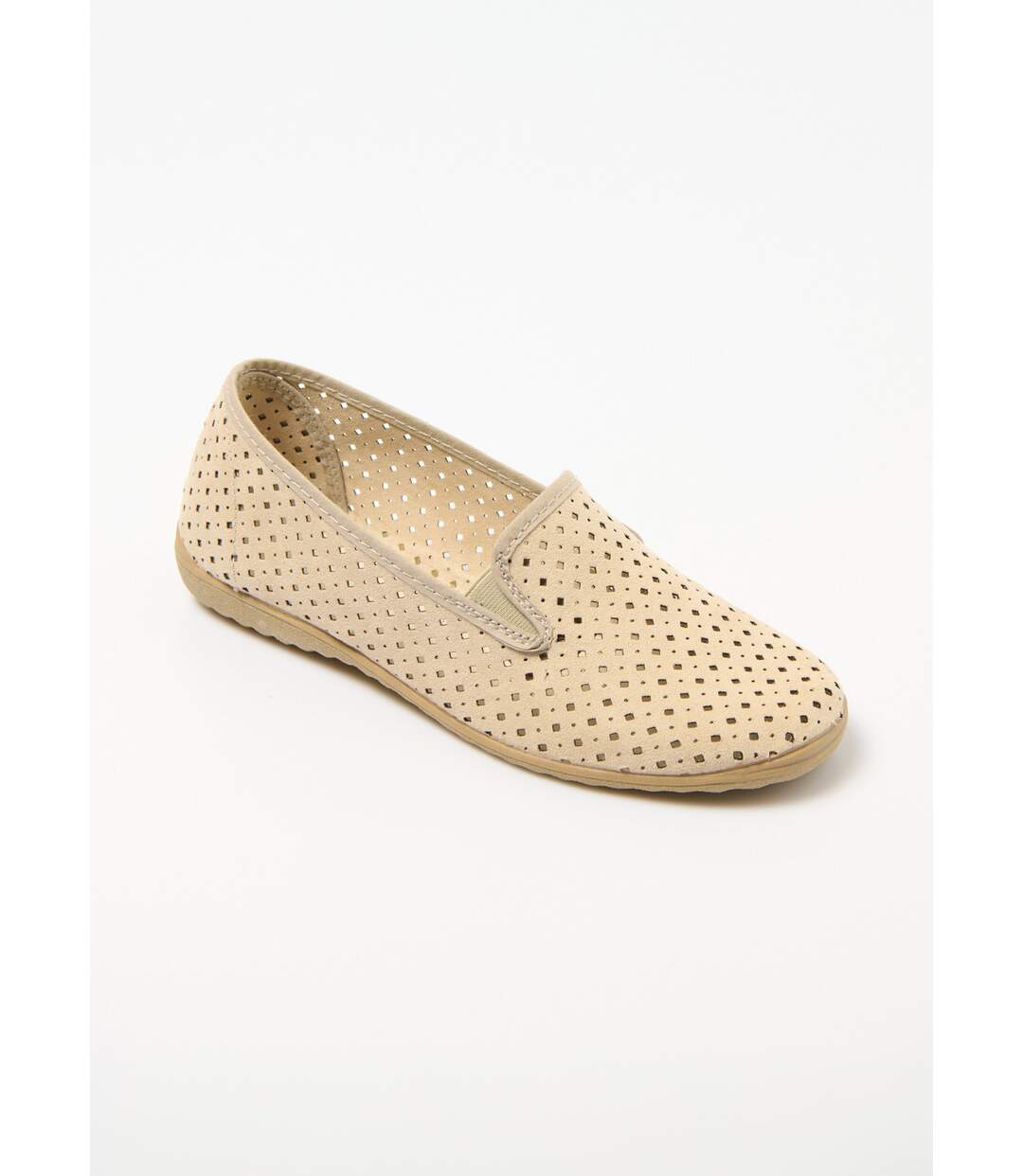 Mocassins élastiqués perforés largeur confort-1