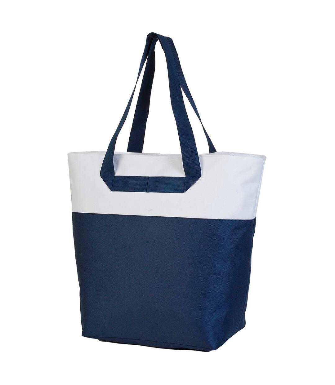 Sac de plage et de loisirs - SH4131 - bleu marine et blanc-2
