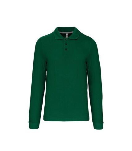 Polo manches longues - Homme - K243 - vert kelly