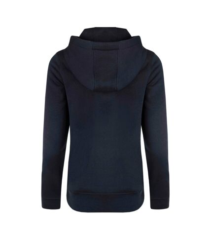 Womens/ladies topaz horse eco friendly pullover hoodie navy Weird Fish