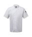 Unisex Adult Zipped Short-sleeved Chef Jacket White Premier-1