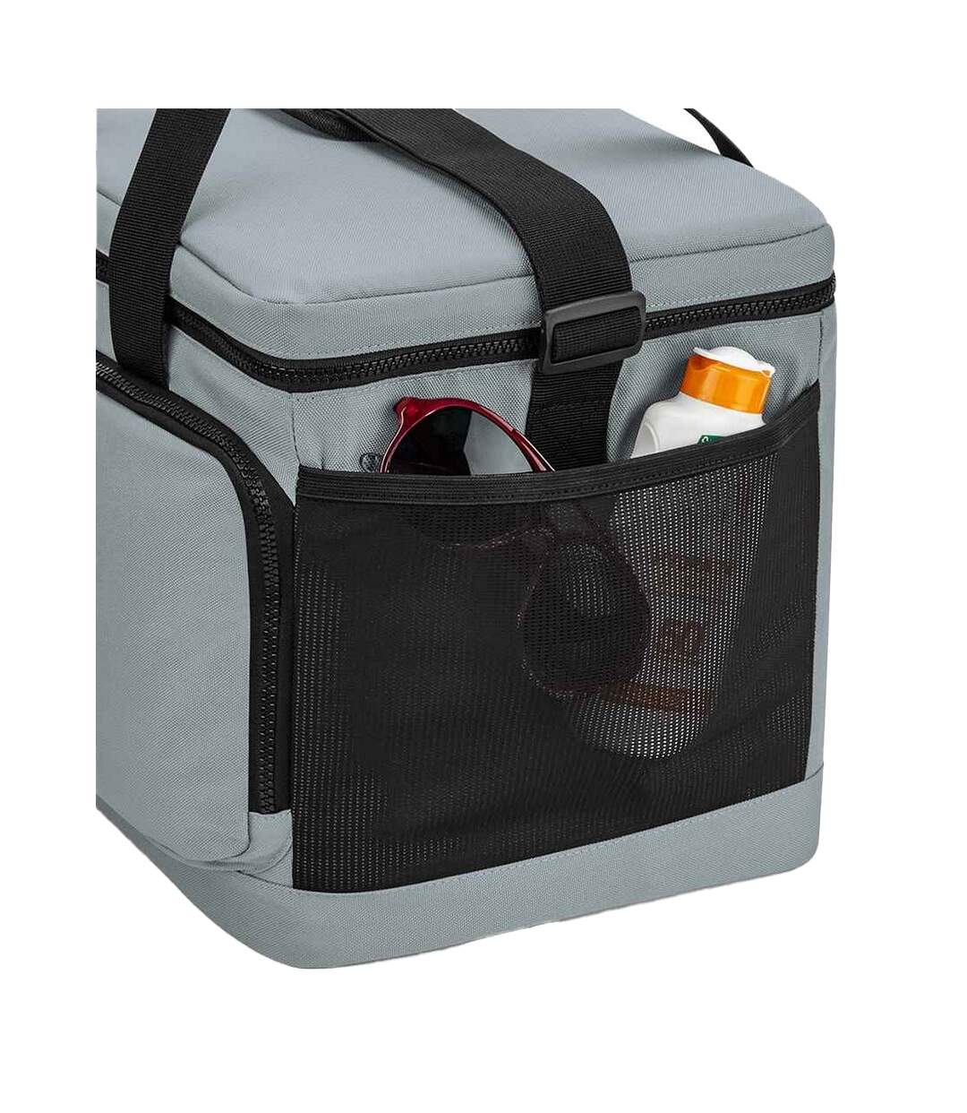 Recycled cooler bag one size pure grey Bagbase-3