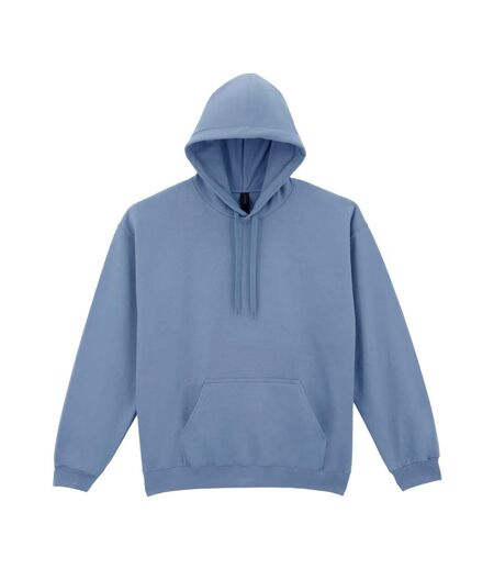 Sweat À Capuche Softstyle Homme Bleu De Gris Gildan