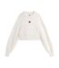 Womens/ladies Badge Raglan Long-sleeved Sweater Top Antique White Tommy Jeans-2