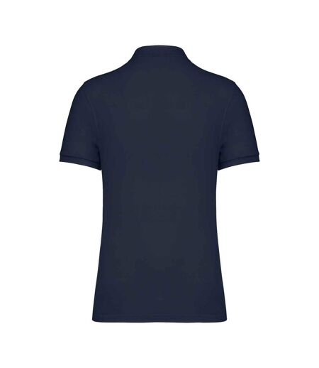 Mens pique polo shirt navy Native Spirit