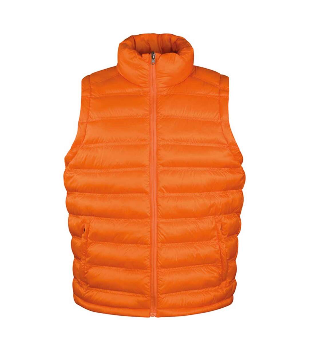 Doudoune anorak sans manches bodywarmer HOMME - R193M - orange