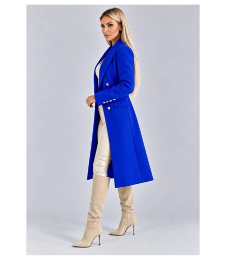 Manteau Croisé A Boutons Dorés