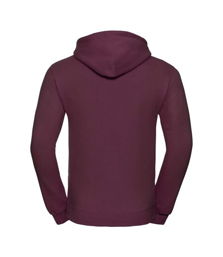 Russell Colour Mens Hooded Sweatshirt / Hoodie (Burgundy)
