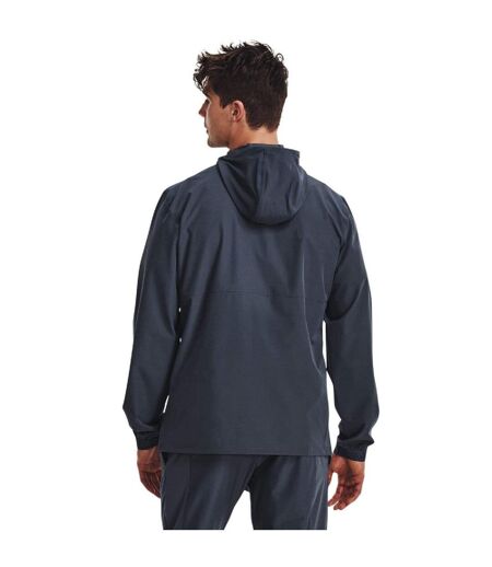 Mens Lightweight Track Jacket Grey Under Armour