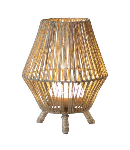 Lampe de jardin en jute  Sisine 30 cm