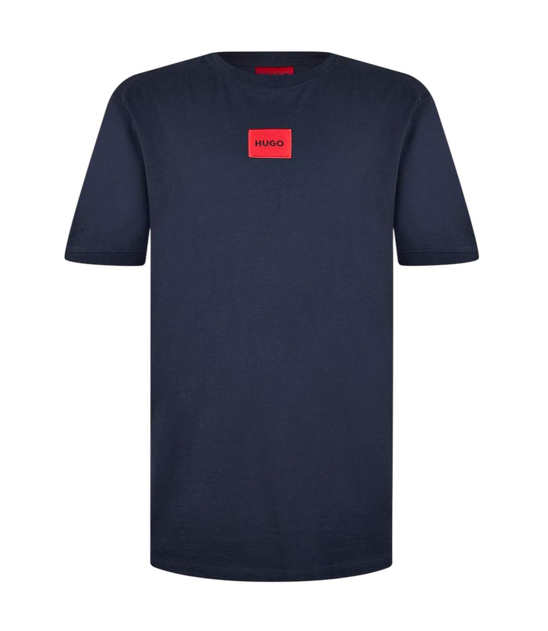 T-shirt Motif/style Logo Sur Poitrine Diragolino Homme Bleu Foncé Hugo-2