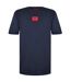 T-shirt Motif/style Logo Sur Poitrine Diragolino Homme Bleu Foncé Hugo-2