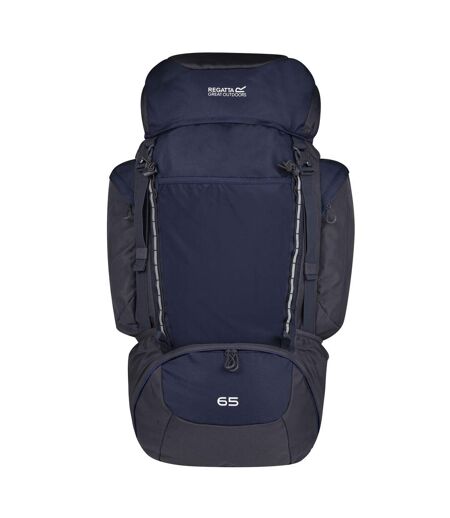 Regatta Sac à dos de randonnée Highton 65L (Marine/Ebène) (One Size) - UTRG5642