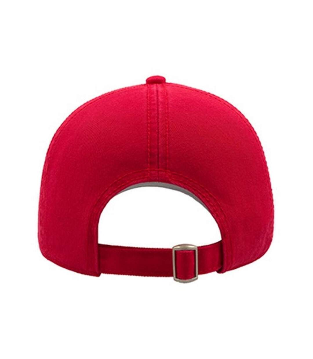Casquette 6 Panneaux Action Mixte Rouge Atlantis-2